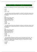 WGU C955 - Module 7: Probability