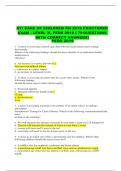 ATICAREOFCHILDRENRN2019PROCTORED EXAM-LEVEL3!.PEDS2019(70QUESTIONS  WITHCORRECTANSWERS) PEDS 2019 1.Anurseisassessingaschoolagechildwhohasheartfailureandistaking furosemide. Which ofthefollowingfindingsshouldthenurseidentifyasanindicationthatthe medicatio