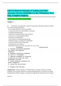 Full Test Bank for Principles of Auditing and Other Assurance Services 22nd Edition by Ray Whittington, Kurt Pany (Complete Chapters)