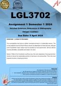 LGL3702 Assignment 1 (COMPLETE ANSWERS) Semester 1 2024 - DUE 5 April 2024