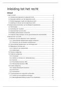 College aantekeningen Inleiding tot het recht (C02A2a)  - GESLAAGD EERSTE ZIT