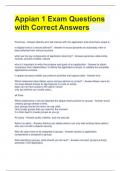 Appian 1 Exam Questions with Correct Answers