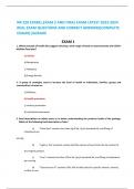 NR 228 EXAM1,EXAM 2 AND FINAL EXAM LATEST 2023-2024 REAL EXAM QUESTIONS AND CORRECT ANSWERS(COMPLETE EXAMS)|AGRADE  1. Which principle of health diet suggest selecting a wide range of foods as represented by the USDA’s MyPlate food plan? 