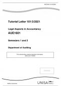 Legal Aspects in Accountancy AUE1601