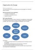 Organisation & change samenvatting 2023-24