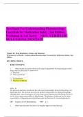 Test Bank For Understanding Pharmacology  Essentials for Medication Safety, 2nd Edition,  Workman & LaCharity 100% VERIFIED  SOLUTIONS 2024/2025