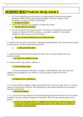  NURSING MISC Predictor Study Guide 2