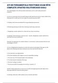 ATI RN Fundamentals Proctored Exam with  complete updated solution(2023-2024)  Can an RN delegate to the LPN to provide tracheostomy care to a client with pneumonia? - answerYes. A nurse on a med-surg unit has received change-of-shift report & will care f