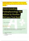 Understanding Pathophysiology 8th edition by Huether,  McCance Test Bank Chapter 1. Cellular Biology MULTIPLE CHOIC