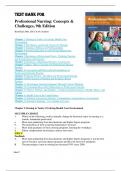 Test Bank for Professional Nursing Concepts & Challenges 9th Edition by Beth Black ISBN 9780323551137 Chapter 1-16 | Complete Guide A+