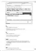 EDEXCEL GCSE JUNE 2023 DESIGN AND TECHNOLOGY 1DTO QUESTION PAPER 1C