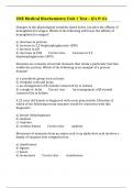 UNE Medical Biochemistry Unit 1 Test – Q’s & A’s