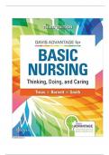 Test Bank Davis Advantage for Basic Nursing Thinking, Doing, and Caring Thinking, Doing, and Caring Third Edition by Leslie S. Treas |ISBN NO- ISBN NO- | Chapter 1-46|Complete Guide A+..........@Recommended                         