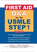 Questions Answers For The Usmle Step 1 testbook