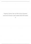 A PACKAGE DEAL FOR PROPHECY CARDIAC CATH LAB RN, PROPHECY RELIAS CARDIAC CATH LAB RN, CARDIAC CATH LAB, CARDIAC CATH LAB RN A , NACE cathodic protection CP2 EXAMS 5 VERSIONS BUNDLED TOGETHER 