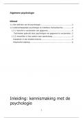 kennismaking met de psychologie 