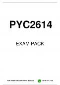 PYC2614 EXAM PACK 2024