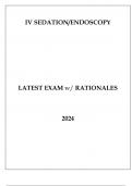 IV SEDATION - ENDOSCOPY QUALIFICATION ASSESSMENT 2024.