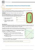 student exploration Distance-Time & Velocity-Time Graphs Metric gizmos