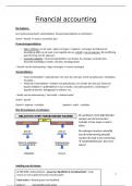 Samenvatting Financial accounting - Deel 1