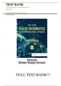 Test Bank For Health Informatics  An Interprofessional Approach 3rd Edition by Lynda R Hardy||ISBN NO:10,0323829597||ISBN NO:13,978-0323829595||All Chapters||Complete Guide A+