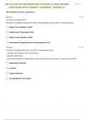 NR 360 INFORMATION SYSTEMS IN HEALTHCARE  TEST  QUESTIONS WITH CORRECT ANSWERS 