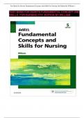 Test bank for dewits fundamental concepts and skills for nursing 5th edition by williams 1