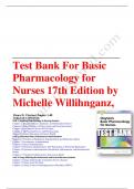 Test bank basic pharmacology for nurses 18th edition by michelle willihnganz bruce d. clayton chapter 1_48 Latest Update 2023-2024