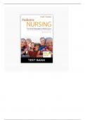 Pediatric Nursing The Critical Components of Nursing Care 2nd Edition Rudd Test Bank