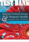 Olds' Maternal-Newborn Nursing & Women's Health Across the Lifespan 11th Edition Test Bank