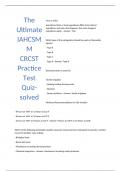 The Ultimate IAHCSMM CRCST Practice Test Quiz 2022/2024