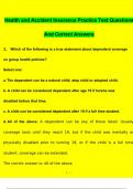 Health and Accident Insurance Practice Test 2023-solved