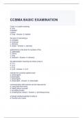 CCBMA BASIC EXAMINATION QUESTIONS AND ANSWERS