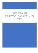     RNSG 2360: ATI  FUNDAMENTALS EXAM TEST Q  AND A 1. A nurse on a rehabilitation unit is preparing to transfer a client who is unable to walk from bed  to a wheelchair. Which of the following techniques should the nurse use? Place the wheelchair at a 45