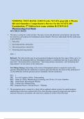 NURSING TEST-BANK 112023 Evolve NCLEX prep Q& A Pharm Silvestri: Saunders Comprehensive Review for the NCLEX-RN Examination, 5th Edition best exam solution RATIONALE Pharmacology Test Bank