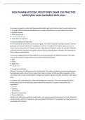 HESI PHARMACOLOGY PROCTORED EXAM 250 PRACTICE QUESTIONS AND ANSWERS 2022-2024   1) A nurse is caring for a client with hyperparathyroidism and notes that the client's serum calcium level is 13 mg/dL. Which medication should the nurse prepare to adminis