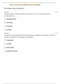 NR 443 RN COMMUNITY HEALTH NURSING FINAL EXAM  QUESTIONS WITH 100% CORRECT ANSWERS