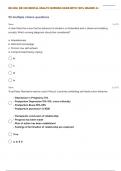 NR 326 MENTAL HEALTH NURSING  EXAM 1 STUDY SET WITH 100% SOLUTIONS 