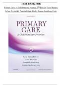 TEST BANK for Primary Care A Collaborative Practice 5th Edition by Terry Buttaro| ALL 250 CHAPTERS | Complete Questions and Answers A+