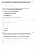 NR 436 RN COMMUNITY HEALTH NURSING TEST 4 QUESTIONS WITH ANSWERS