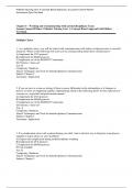 Assessment Quiz Chapter 5- Working and Communicating with an Interdisciplinary Team Pediatric Nursing Care: A Concept-Based Approach, 2e Luanne Linnard-Palmer Test Bank