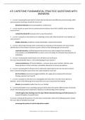 ATI CAPSTONE FUNDAMENTAL PRACTICE QUESTIONS WITH ANSWERS 1. a nurse is assessing the pain level of a client who has dementia and difficulty communicating, which pain assessment technique should the nurse use? behavioral indicators, (increased agitation, r