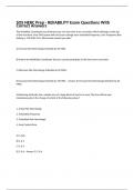 SOS NERC Prep - RElIABILITY Exam Questions With Correct Answers 