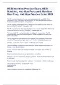 HESI Nutrition Practice Exam, HESI Nutrition, Nutrition Proctored, Nutrition Hesi Prep, Nutrition Practice Exam 2024 