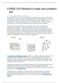 CHEM 103 Module 6 notes and problem set