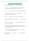 BIO 240 EXAM 2 2.1 QUESTIONS AND ANSWERS