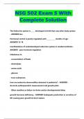 NSG 502 Exam 5 With Complete Solution