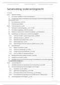 Samenvatting Ondernemingsrecht 2023-2024 (lessen + cursus)