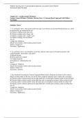 Assessment Quiz Chapter 19- Cardiovascular Perfusion Pediatric Nursing Care: A Concept-Based Approach, 2e Luanne Linnard-Palmer Test Bank