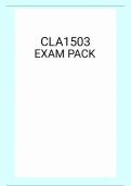 CLA1503 EXAM PACK